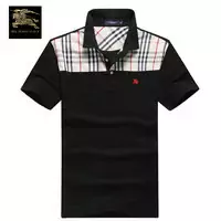 t-shirt burberry populaire hombre 2013 london high collar black